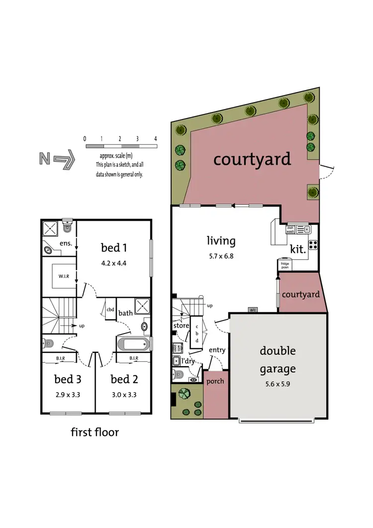 Floorplan of Homely townhouse listing, 12/64-70 Doncaster East Road, Mitcham VIC 3132