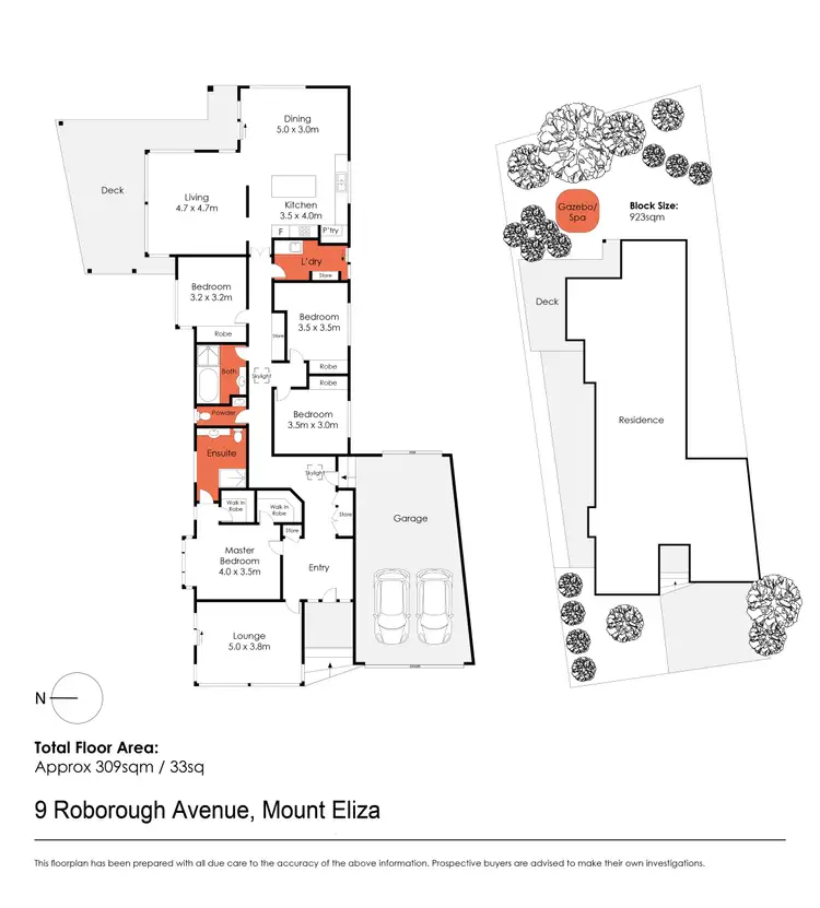 Floorplan of Homely house listing, 9 Roborough Avenue, Mount Eliza VIC 3930