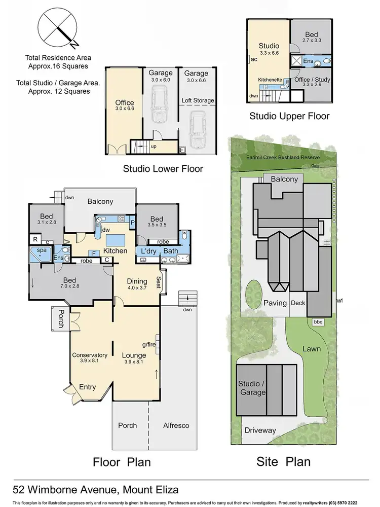 Floorplan of Homely house listing, 52 Wimborne Avenue, Mount Eliza VIC 3930