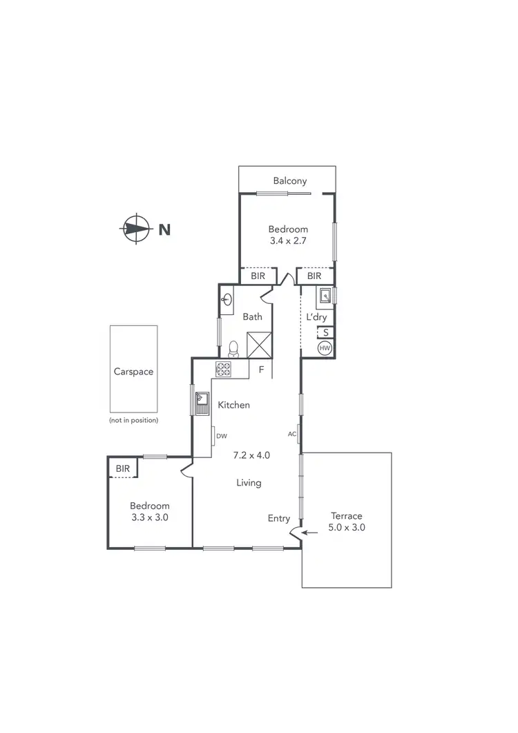 Floorplan of Homely apartment listing, 13/4 Lambert Road, Toorak VIC 3142