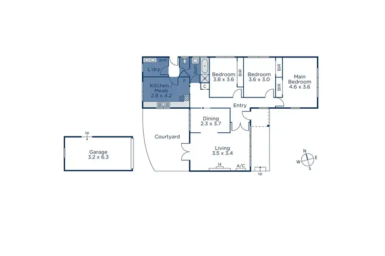 Floorplan of Homely house listing, 38 Murray Drive, Burwood VIC 3125