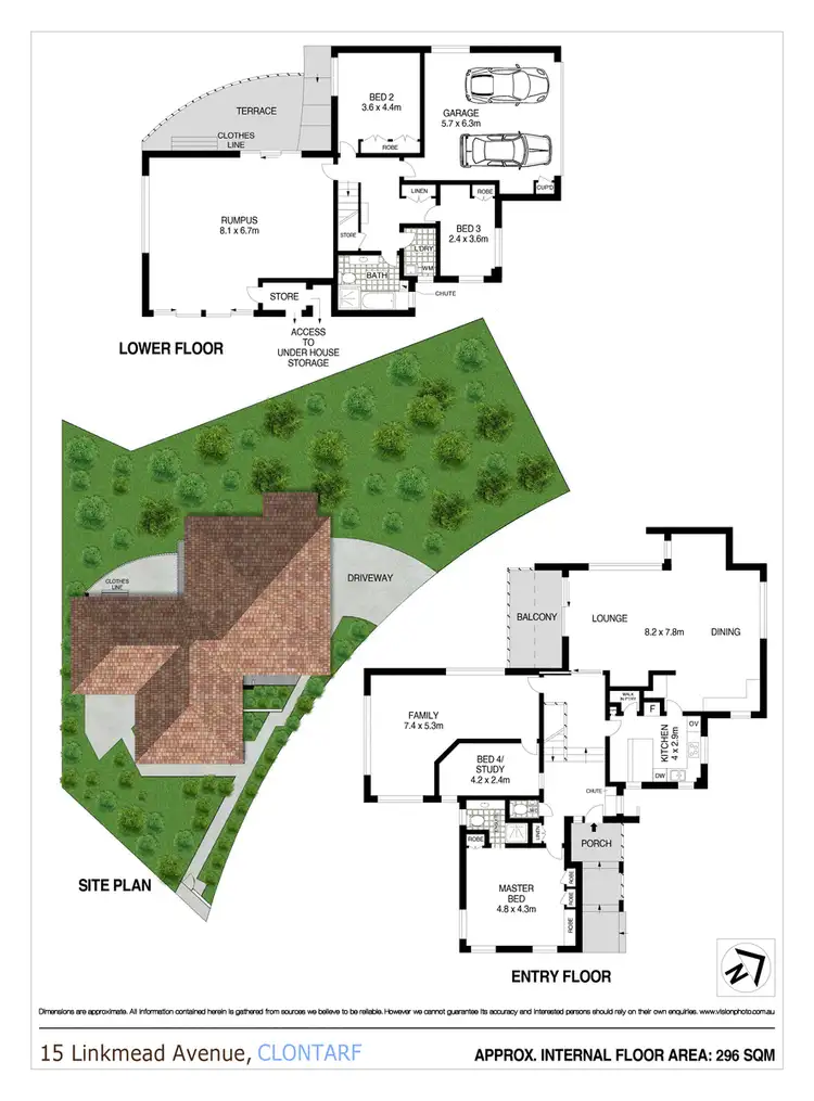Floorplan of Homely house listing, 15 Linkmead Avenue, Clontarf NSW 2093