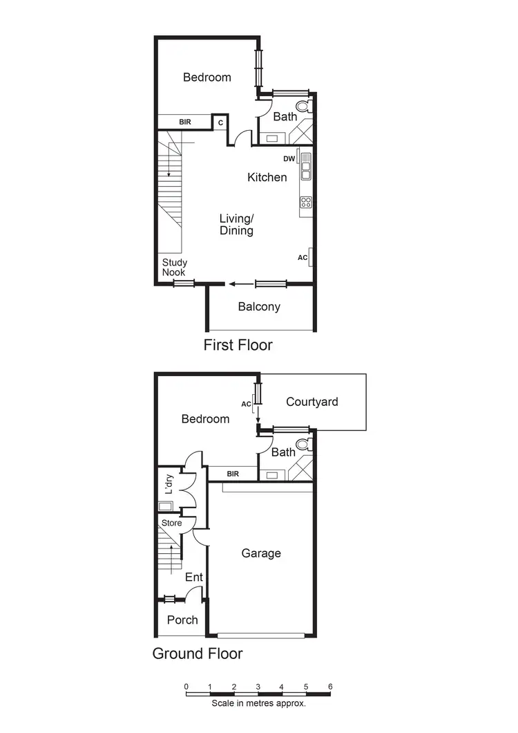 Floorplan of Homely townhouse listing, 2/28 Sydney Street, Murrumbeena VIC 3163