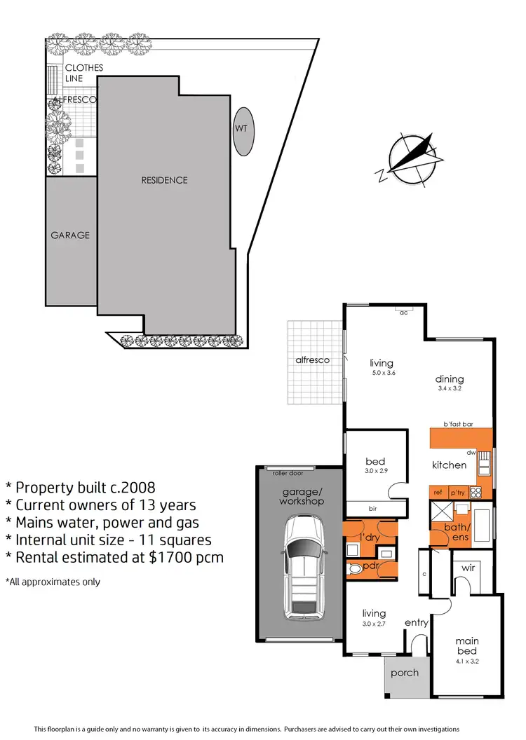 Floorplan of Homely unit listing, 10/27 Ruby Joy Drive, Somerville VIC 3912