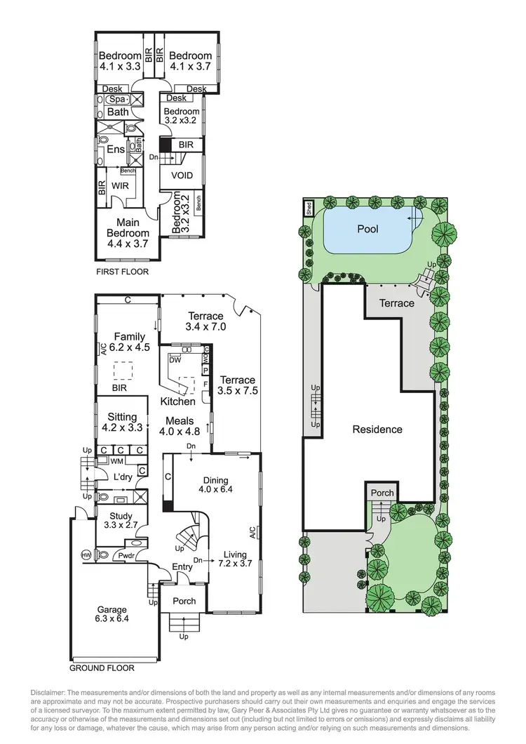 Floorplan of Homely house listing, 57 Teak Street, Caulfield South VIC 3162