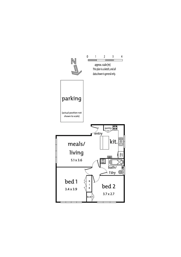 Floorplan of Homely apartment listing, 4/51 Gourlay Street, Balaclava VIC 3183