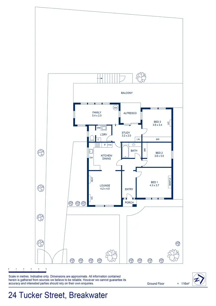 Floorplan of Homely house listing, 24 Tucker Street, Breakwater VIC 3219