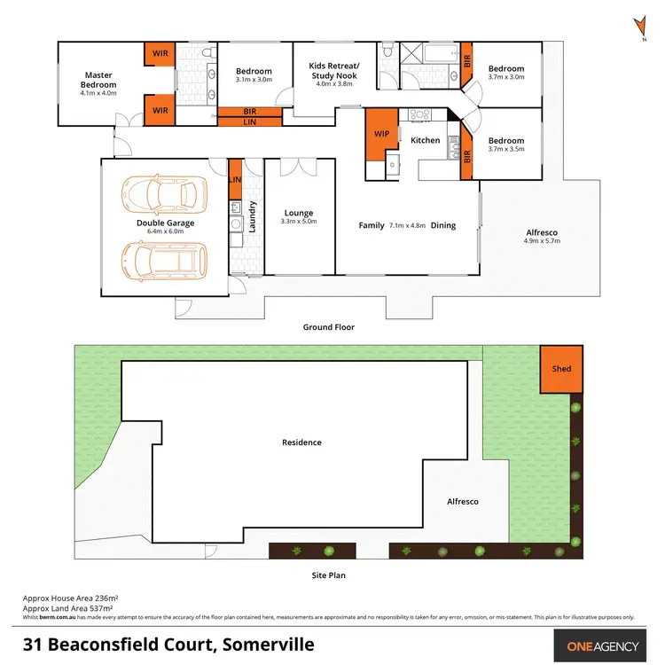 Floorplan of Homely house listing, 31 Beaconsfield Court, Somerville VIC 3912