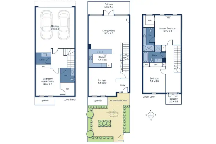 Floorplan of Homely townhouse listing, 4/227 Whitehorse Road, Balwyn VIC 3103