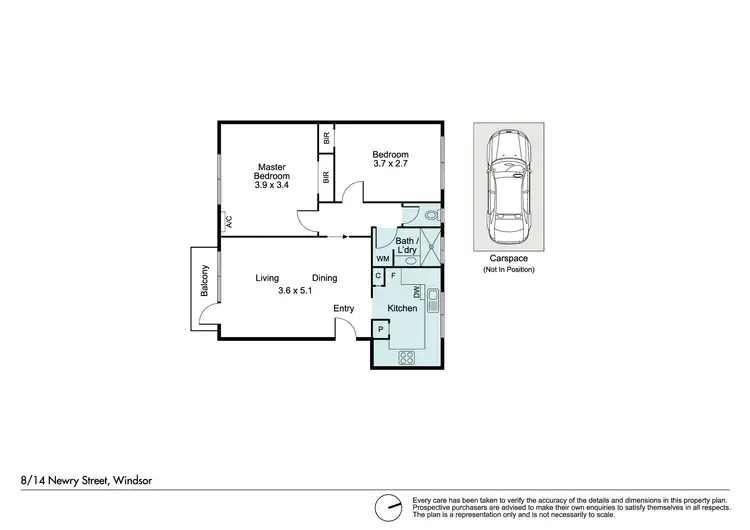 Floorplan of Homely apartment listing, 8/14 Newry Street, Prahran VIC 3181