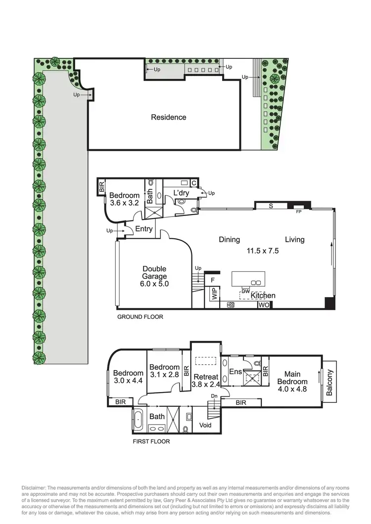Floorplan of Homely townhouse listing, 2/29 Dunoon Court, Brighton East VIC 3187