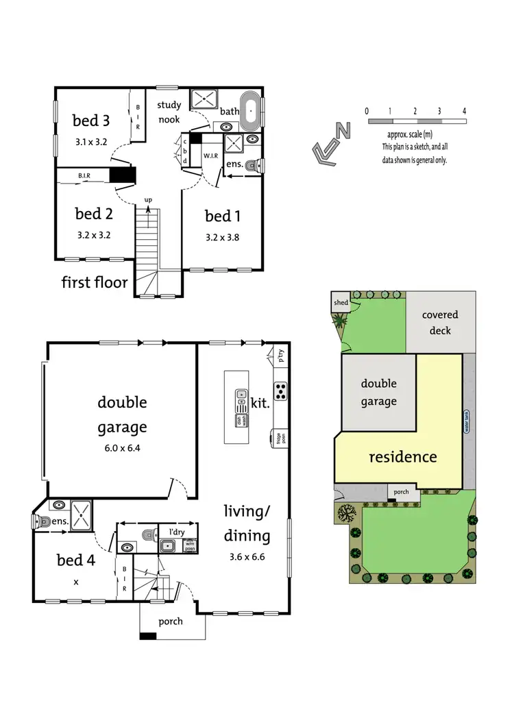 Floorplan of Homely townhouse listing, 1/1728 Ferntree Gully Road, Ferntree Gully VIC 3156