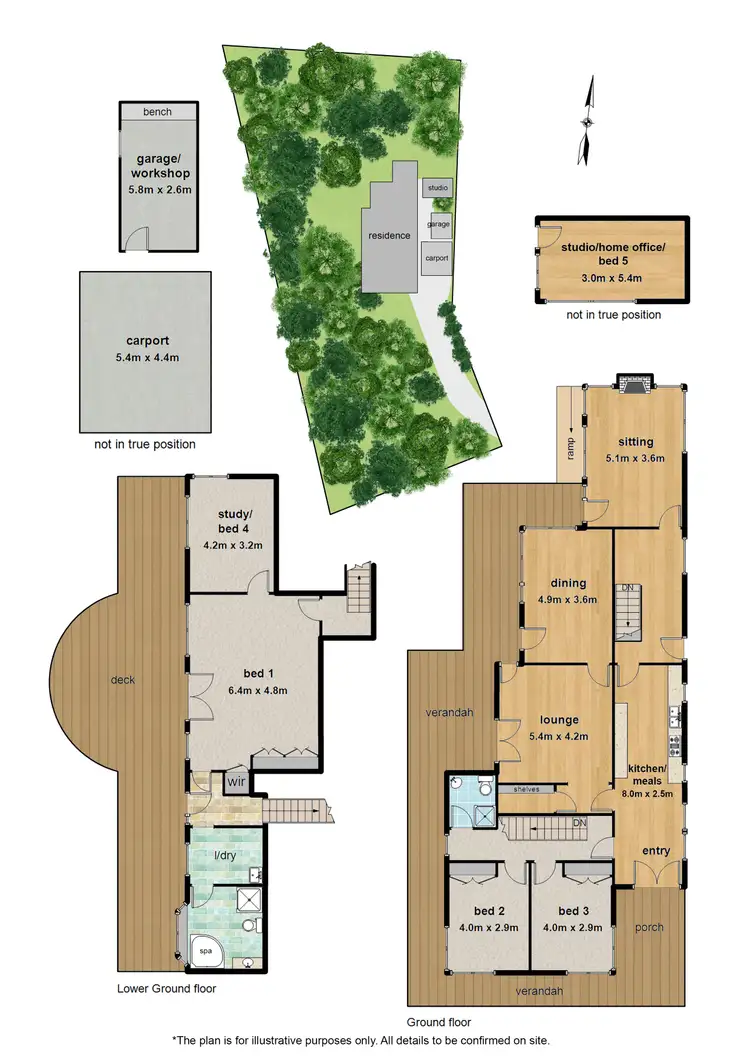 Floorplan of Homely house listing, 15 Breen Terrace, Ferny Creek VIC 3786