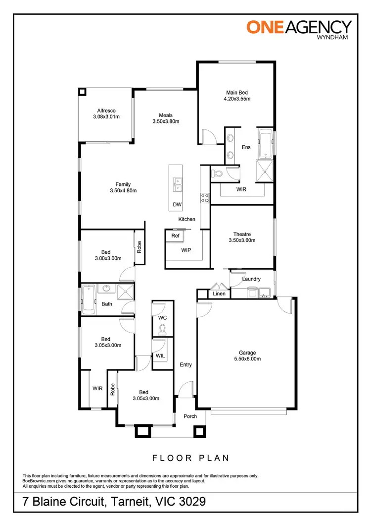 Floorplan of Homely house listing, 7 Blaine Circuit, Tarneit VIC 3029
