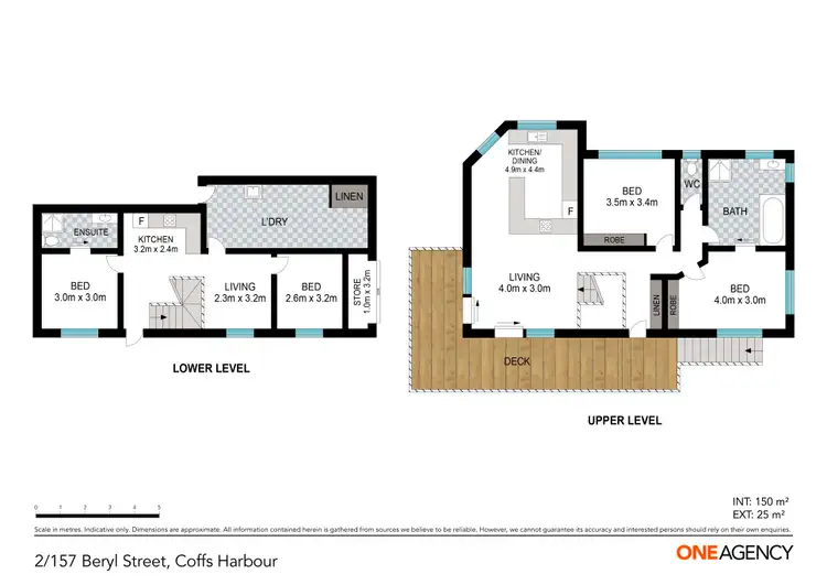 Floorplan of Homely townhouse listing, 2/157 Beryl Street, Coffs Harbour NSW 2450