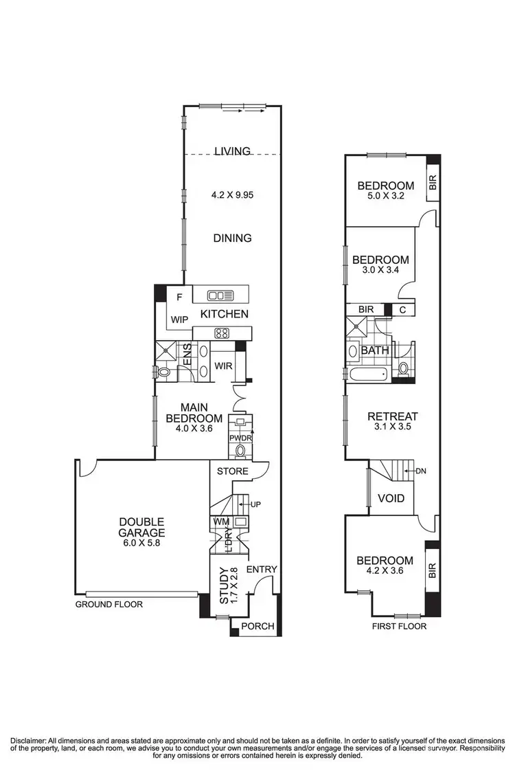 Floorplan of Homely townhouse listing, 28a Aranga Crescent, Donvale VIC 3111
