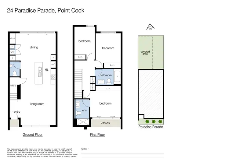 Floorplan of Homely house listing, 24 Paradise Parade, Point Cook VIC 3030
