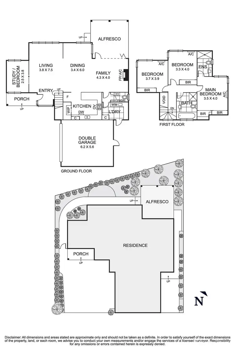 Floorplan of Homely townhouse listing, 2/17 Park Road, Donvale VIC 3111