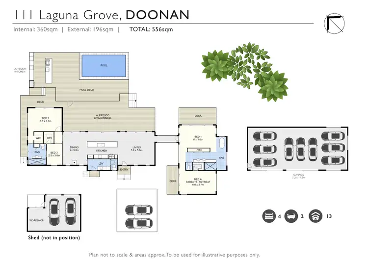Floorplan of Homely house listing, 111 Laguna Grove, Doonan QLD 4562