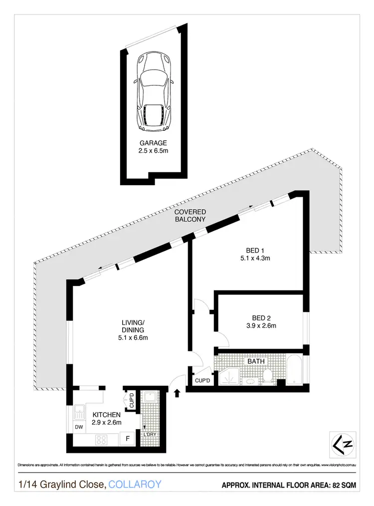 Floorplan of Homely apartment listing, 1/14 Graylind Close, Collaroy NSW 2097