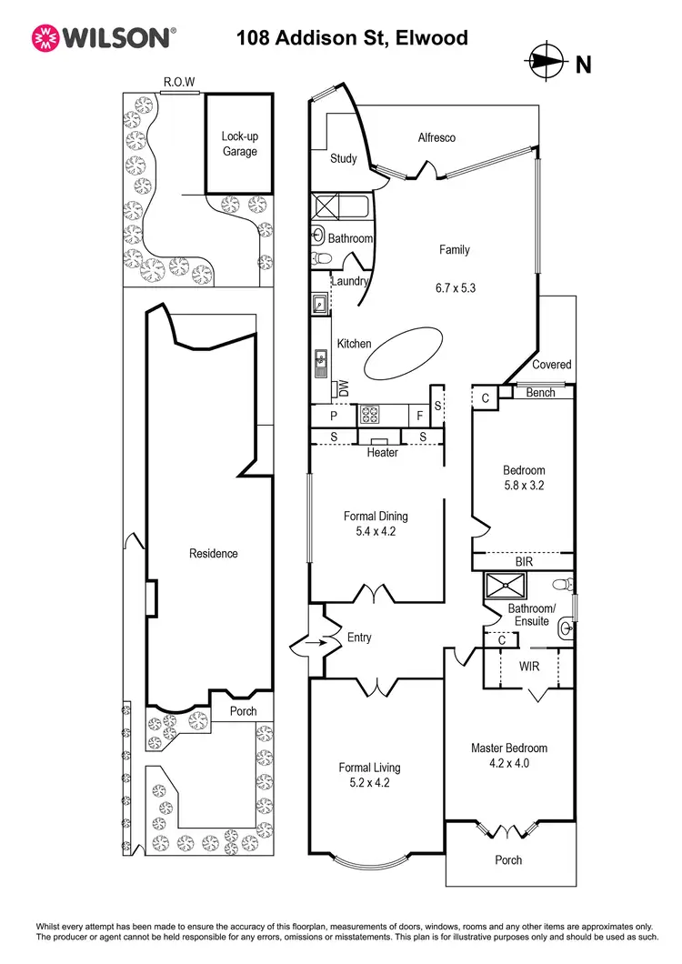 Floorplan of Homely house listing, 108 Addison Street, Elwood VIC 3184