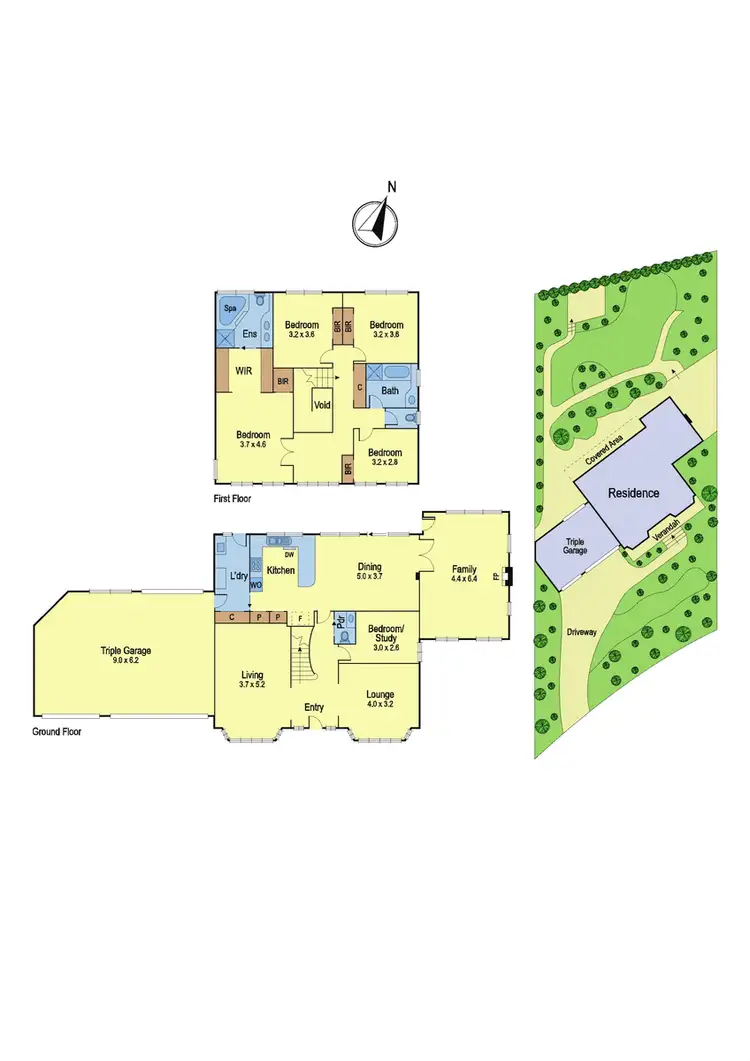 Floorplan of Homely house listing, 22 Darkan Court, Eltham VIC 3095