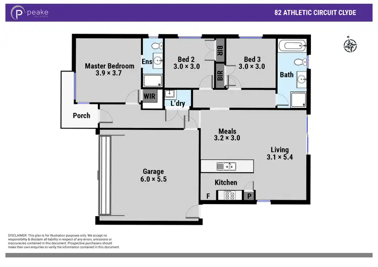 Floorplan of Homely house listing, 82 Athletic Circuit, Clyde VIC 3978