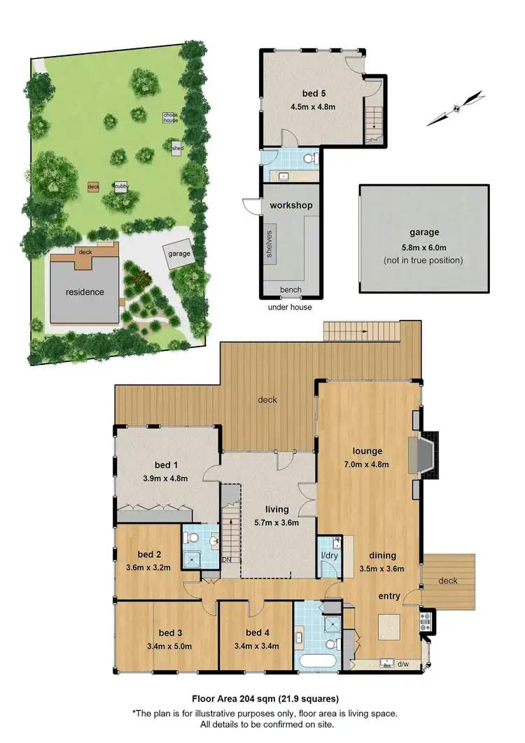Floorplan of Homely house listing, 6 Cooloongatta Road, Sassafras VIC 3787