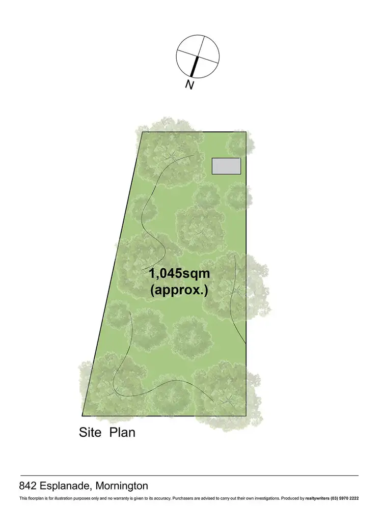 Floorplan of Homely land listing, 842 Esplanade, Mornington VIC 3931