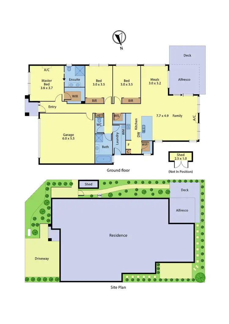 Floorplan of Homely house listing, 21 Persimmon Way, Doreen VIC 3754