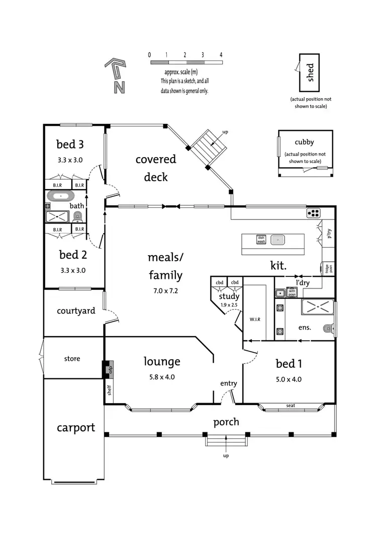 Floorplan of Homely house listing, 1/69 Exeter Road, Croydon North VIC 3136