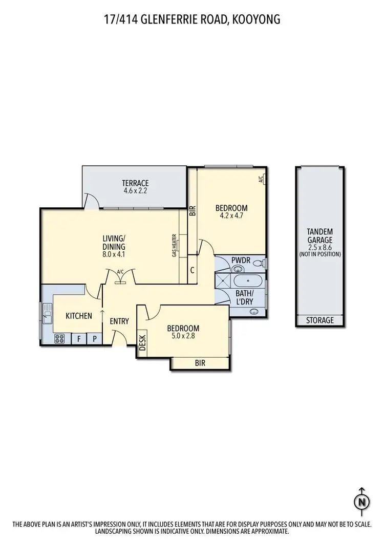 Floorplan of Homely apartment listing, 17/414 Glenferrie Road, Kooyong VIC 3144