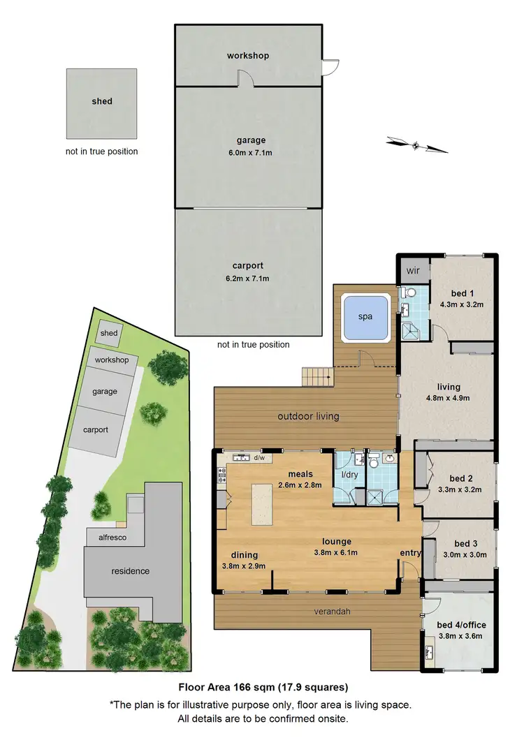 Floorplan of Homely house listing, 4 Mayview Drive, Monbulk VIC 3793