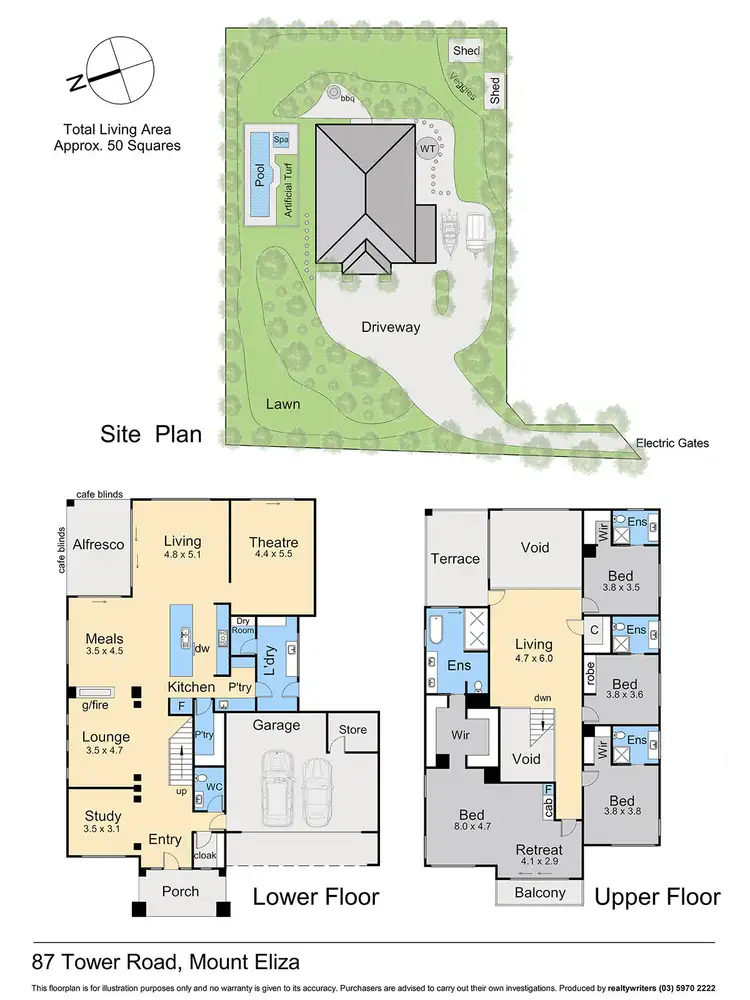Floorplan of Homely house listing, 87 Tower Road, Mount Eliza VIC 3930