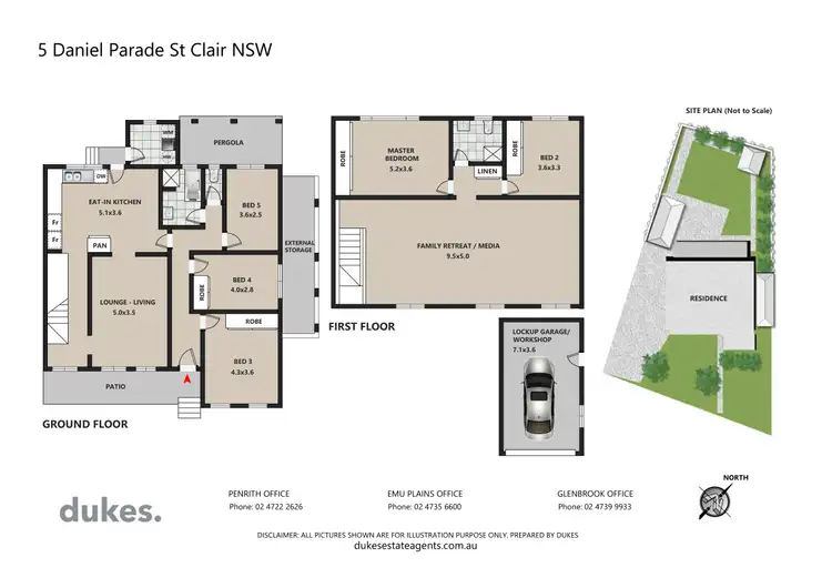 Floorplan of Homely house listing, 5 Daniel Parade, St Clair NSW 2759