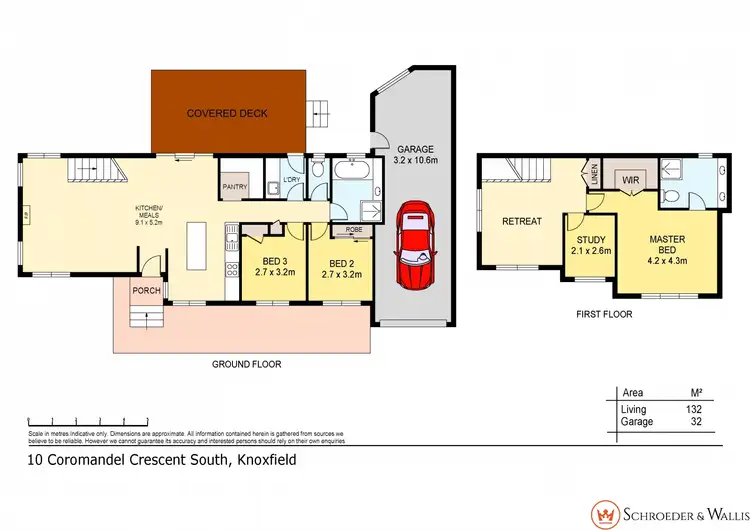 Floorplan of Homely house listing, 10 Coromandel Crescent South, Knoxfield VIC 3180