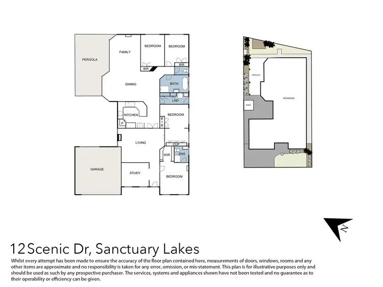 Floorplan of Homely house listing, 12 Scenic Drive, Sanctuary Lakes VIC 3030