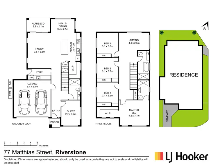 Floorplan of Homely house listing, 77 Matthias Street, Riverstone NSW 2765