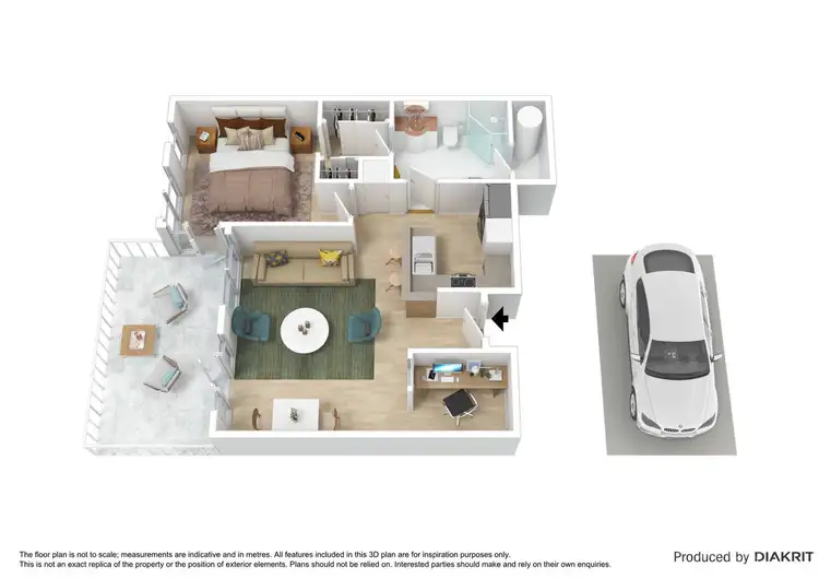 Floorplan of Homely apartment listing, 9/1 Seisman Place, Port Melbourne VIC 3207