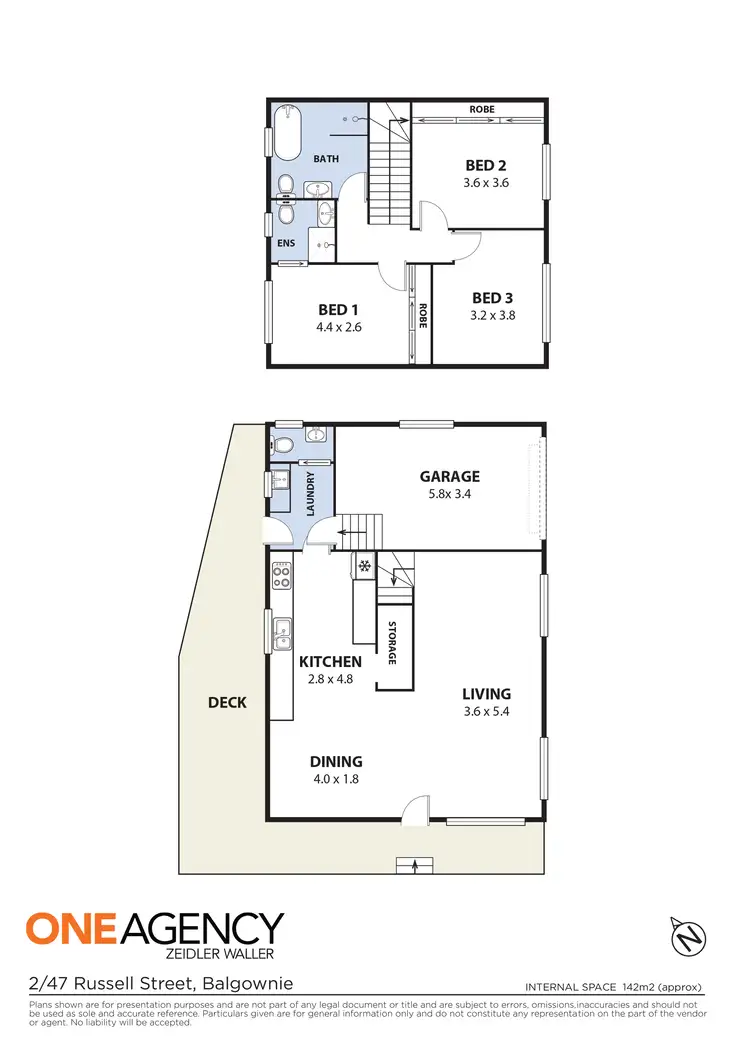 Floorplan of Homely townhouse listing, 2/47 Russell Street, Balgownie NSW 2519