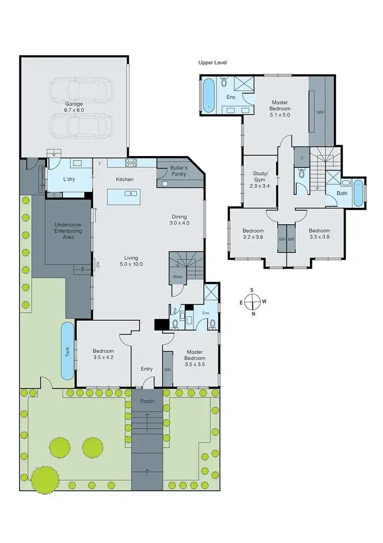 Floorplan of Homely townhouse listing, 1/18 Eildon Road, Ashwood VIC 3147