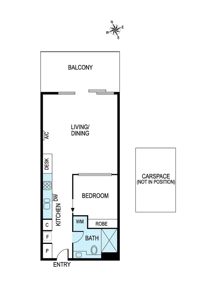 Floorplan of Homely apartment listing, 217/15 Clifton Street, Prahran VIC 3181