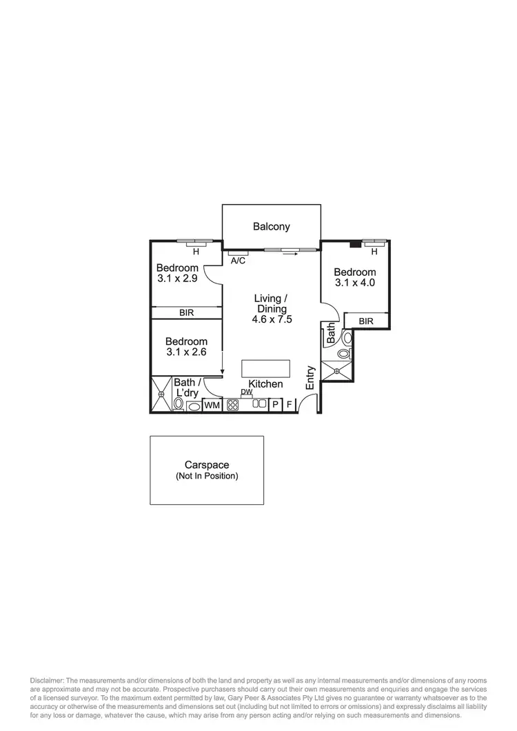 Floorplan of Homely apartment listing, 205/5 Greeves Street, St Kilda VIC 3182