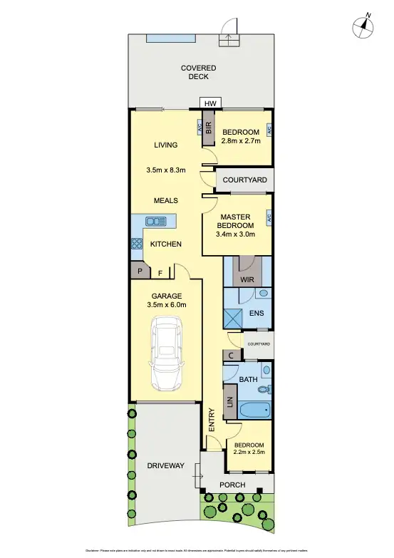 Floorplan of Homely house listing, 8 Flint Close, Doreen VIC 3754
