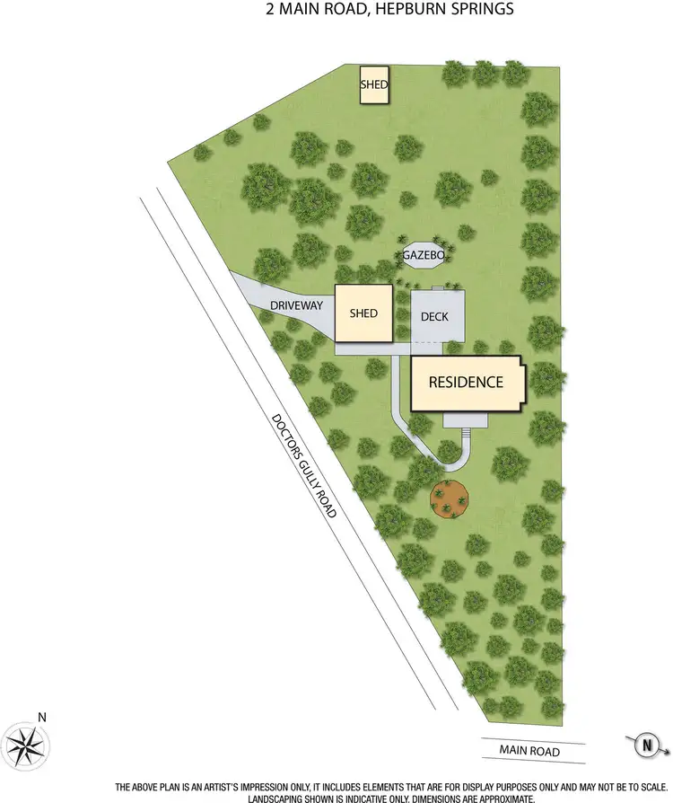 Floorplan of Homely house listing, 2 Main Road, Hepburn Springs VIC 3461