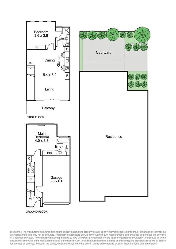 Floorplan of Homely townhouse listing, 16/293-295 Hawthorn Road, Caulfield VIC 3162