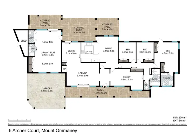 Floorplan of Homely house listing, 6 Archer Court, Mount Ommaney QLD 4074