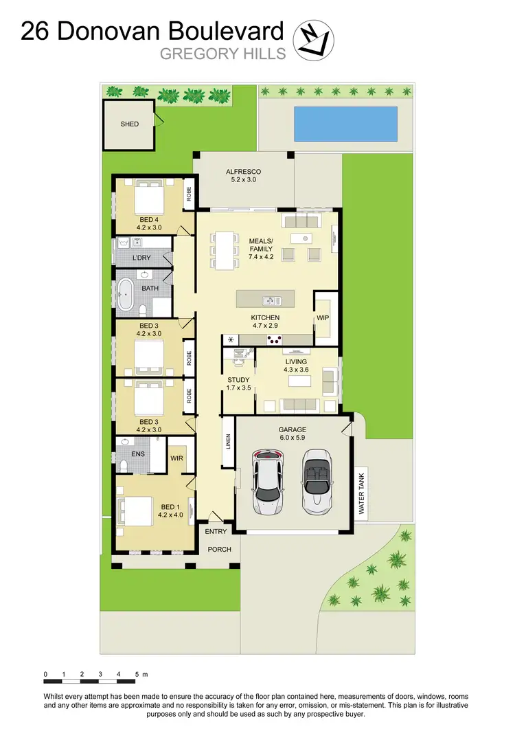 Floorplan of Homely house listing, 26 Donovan Boulevard, Gregory Hills NSW 2557