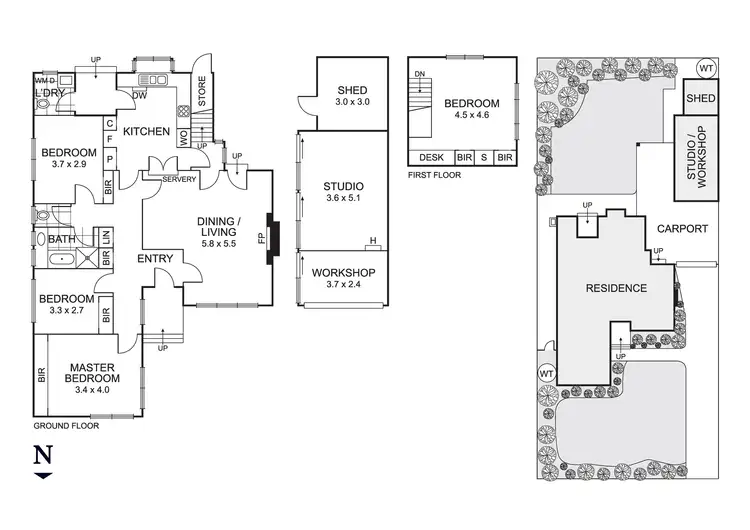Floorplan of Homely house listing, 26 Avon Street, Moorabbin VIC 3189