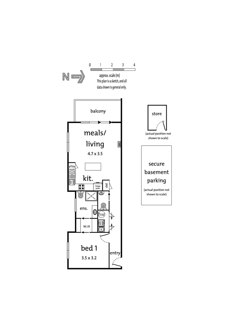 Floorplan of Homely apartment listing, 203/9 Wenwood Street, Ringwood East VIC 3135